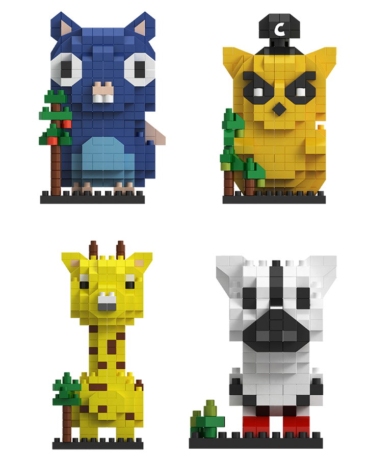 Phippy + Friends Brick Characters